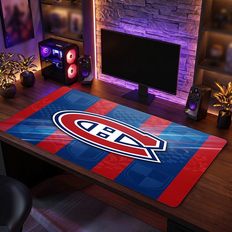 Коврик для мыши с узором Montreal Canadiens Анти?Нескользящий резиновый коврик для стола для игр, работы, украшение рабочего стола