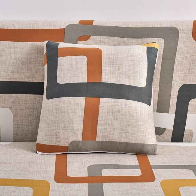 Чехол для дивана с цветочным принтом, эластичные чехлы на юбку для дивана из спандекса, эластичные съемные чехлы для дивана для гостиной