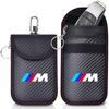 BBIS5 Car Key Case Signal Blocker Bag RFID Shielding Pocket Key Protector Anti-Theft Pouch For BMW E46 E90 E60 F30 F10 E39 E36 E87 E90