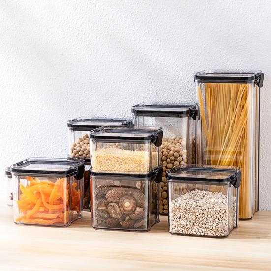 Sealed Can Transparent Large Capacity PP Visible Food Storage Container for Home