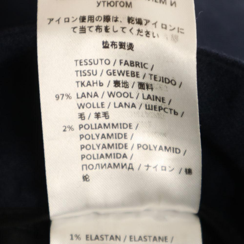 GUCCI Made in Italy Wool Blend Slacks pants 44 blue Men's Used