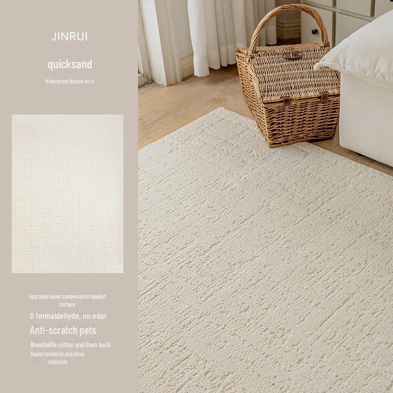 2024 Waterproof Anti-Fouling Washable Diatom Silk Sofa Carpet for Living Room - Light Luxury Autumn/Winter Edition