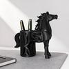 Подставка для ручек в форме лошади, 3D-печатный стаканчик для карандашей, Многофункциональный настольный органайзер для канцелярских принадлежностей для дома и офиса