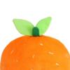 Plush Orange Hat Funny Warm Decoration Orange Fruit Hat Headdress for Stage Performance Graduation Carnival Halloween Masquerade