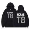 Tate McRae Tour T8 Leopard Graphic Hoodie Men Women Fashion Oversized Pullover Long-sleeved Hip-hop Weatshirts Hot Sale 2025