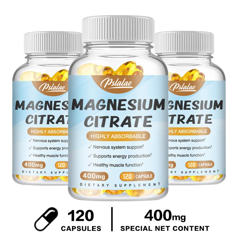 Pslalae 400 мг Цитрат Магния - Нервная Система, Мышцы, Энергия