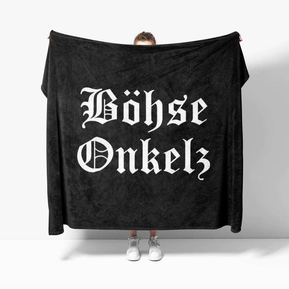 E I N S Flannel Blanket for Sofa Decoration Outdoor Bohse Onkelzs SINGER Blanket Throw Blankets Super Soft Bedroom Quilt