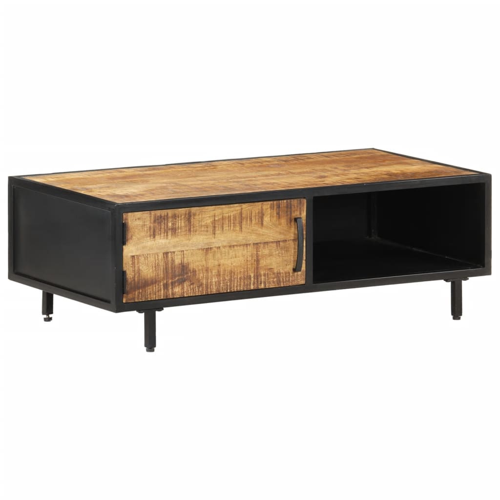 Coffee Table 105 x 50 x 35 cm Rough Mango Wood