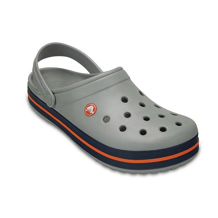Crocs Клоги Crocband Светло-серый Темно-синий Унисекс Кроссовки 11016-01U