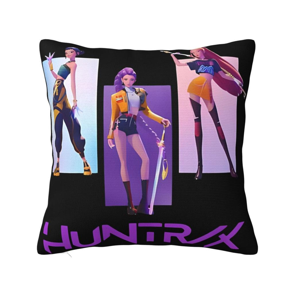 Kpop Охотники на демонов Huntrix Наволочки Принтованная наволочка для подушки Украшения 2025 Фильм Дерзкий Тигр Наволочка для декоративной подушки Чехол для дома