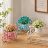 Country tyle Mini Bicycle Ornaments Miniature Garden Artificial Green Plants  Wedding Decor