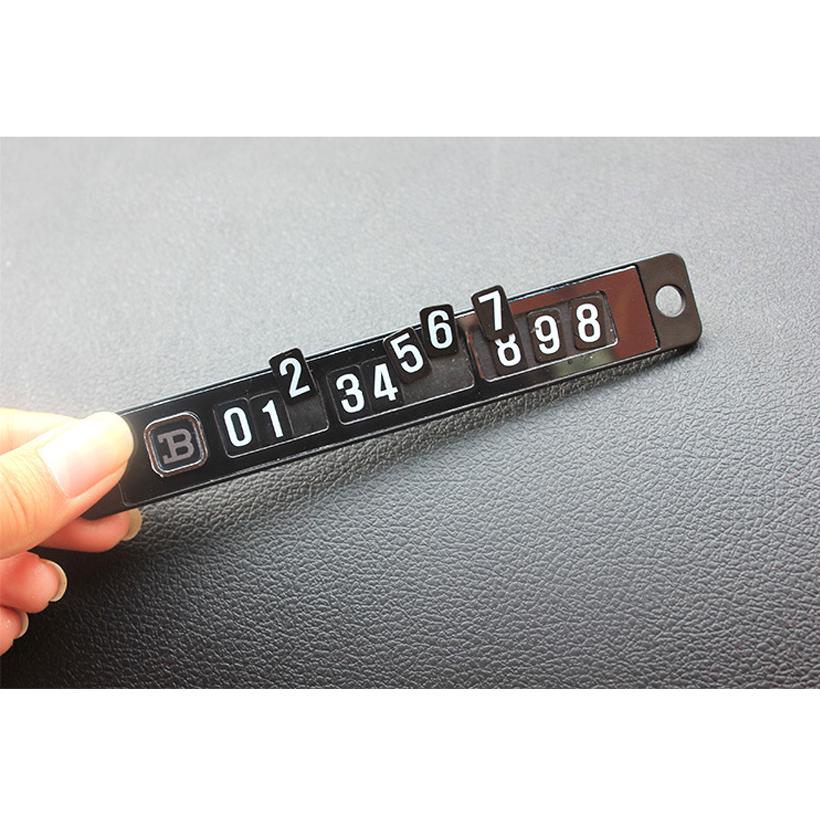 Car Styling Luminous Temporary Parking Card Phone Number Card Plate Car Sticker