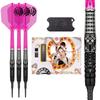 Target Japan CHARIS G5 MAX Cathy Leung Player Tungsten 2BA Soft Tip Darts 2BA SOFT TIP 6 Shape Flights and 2BA SOFT TIP DARTS G5 95% K-Flex Set,