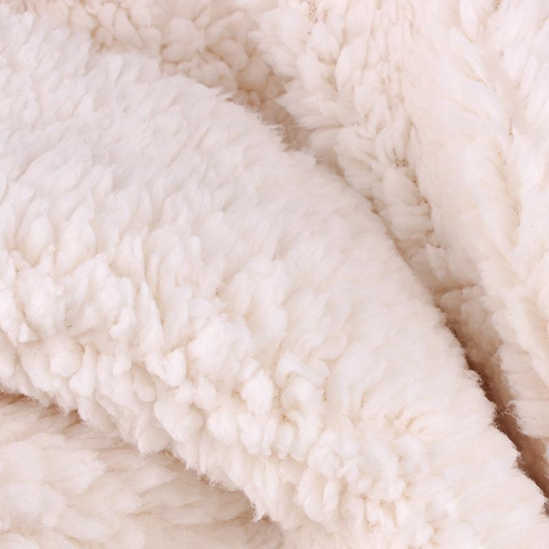 100*160cm Thicken Velvet Coral Fleece Fabric Cotton Lamb Plush Fabric Soft Warm For Diy Doll Dress Blanket Clothes Glove Lining