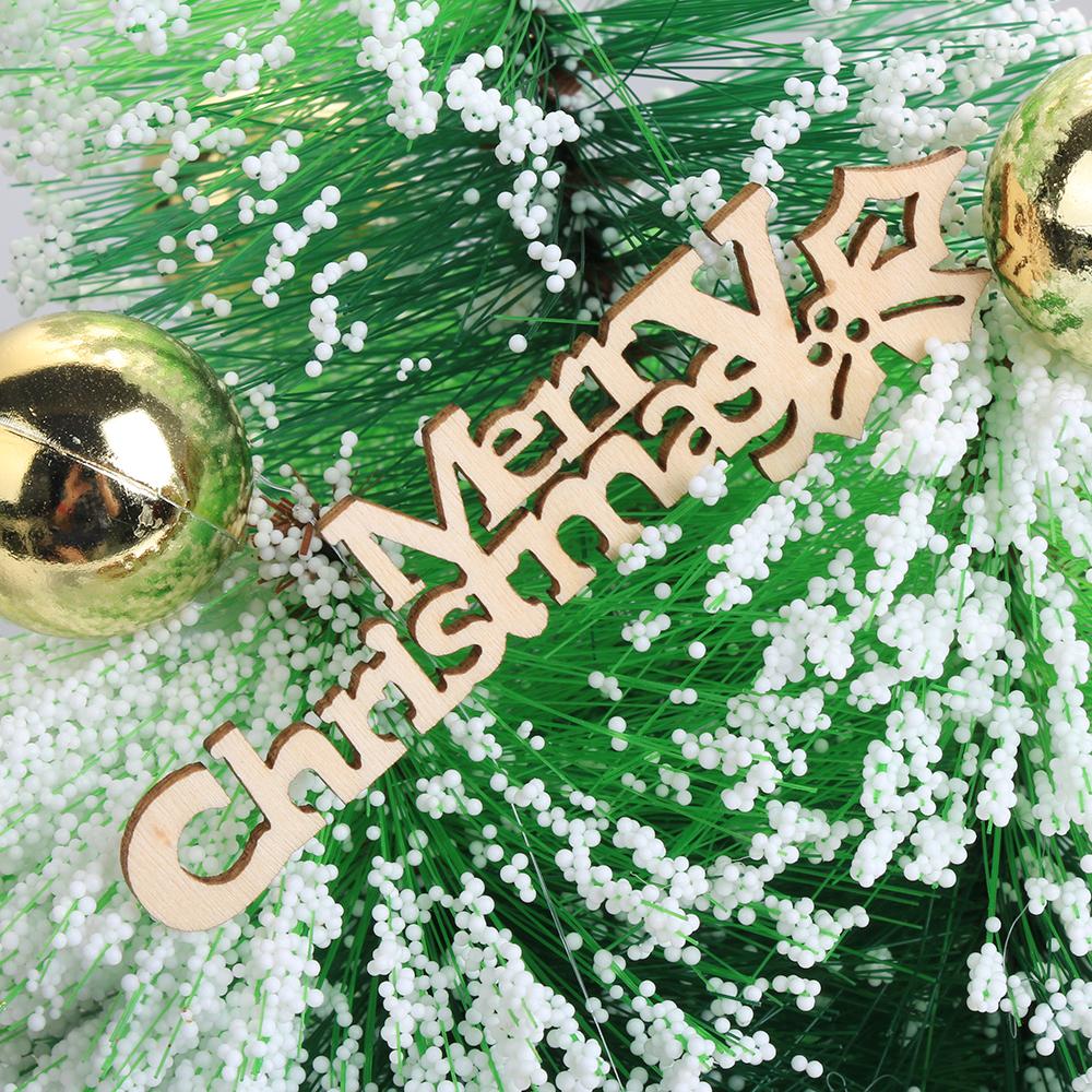 Crafts Letter Carving Hanging Ornaments Wood Pieces Wooden Slice Xmas Decoration Merry Christmas