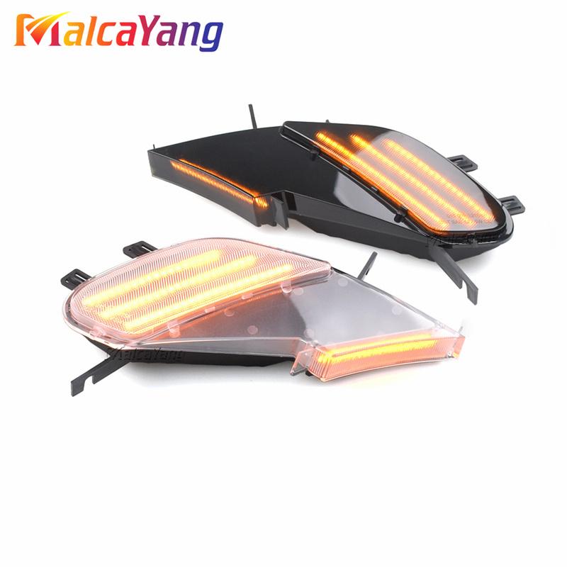 1Pair Repeater Blinker Dynamic Amber LED Turn Signal Indicator Lights for Porsche Cayenne 955 2003-2006 Car Styling
