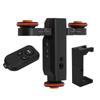 YELANGU Camera Dolly Electric Motorized Electric Track Rail Slider Car 3 Speed Gears with Remote Control Phone Clip