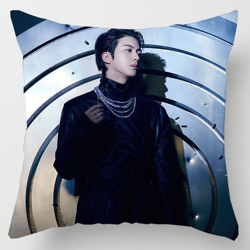 BTS 18 дюймов K-pop Bangtan Boys Наволочка Декоративная Мягкая Наволочка Персиковая кожа