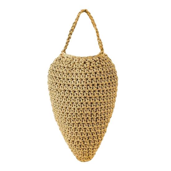 Honeybee Nest Deterrent Bag Cotton Woven Honeycomb Shape Hanging Storage Bag