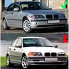 Чехлы для линз фар автомобиля для BMW 3 серии E46 318i 320i 325i 4 двери седан 2002-2005 крышка лампы фары