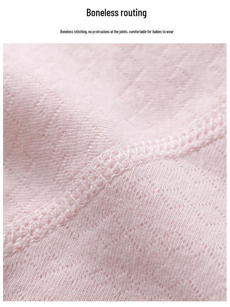 Unisex Pure Cotton Long Sleeve Onesie for Newborns - Spring/Autumn