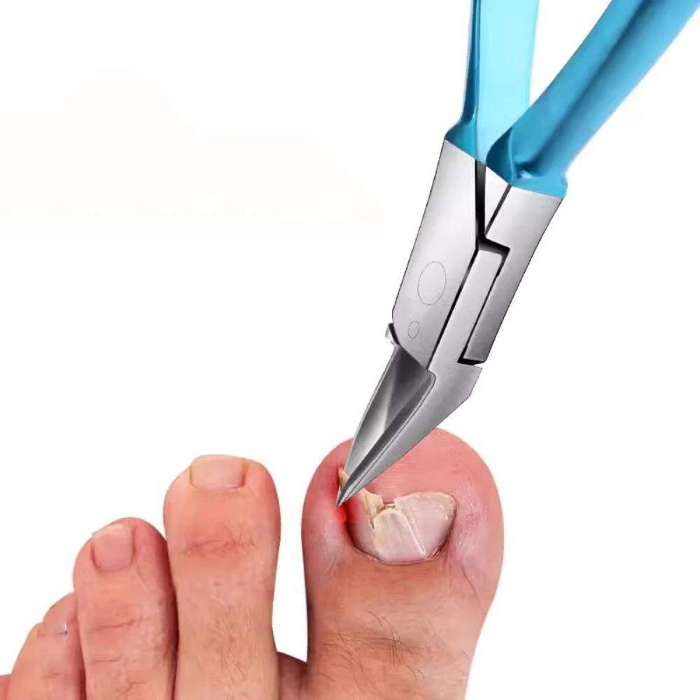 1 шт. Специальные ножницы из нержавеющей стали для ногтевой канавки, профессиональные кусачки для ногтей, триммер для омертвевшей кожи, одиночный педикюрный набор, инструмент для маникюра
