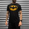 Mens Retro Batman 89 Logo T Shirt Dark Knight Joker Arkham Asylum Micheal Keaton