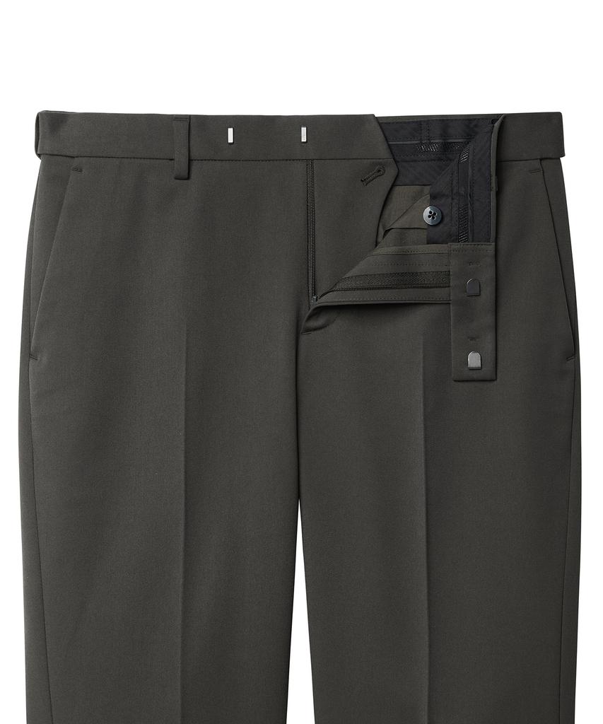 MUSINSA STANDARD Heavyweight Fleece-Lined Wide Hidden Elastic Waist Slacks [Van Dyke Brown]