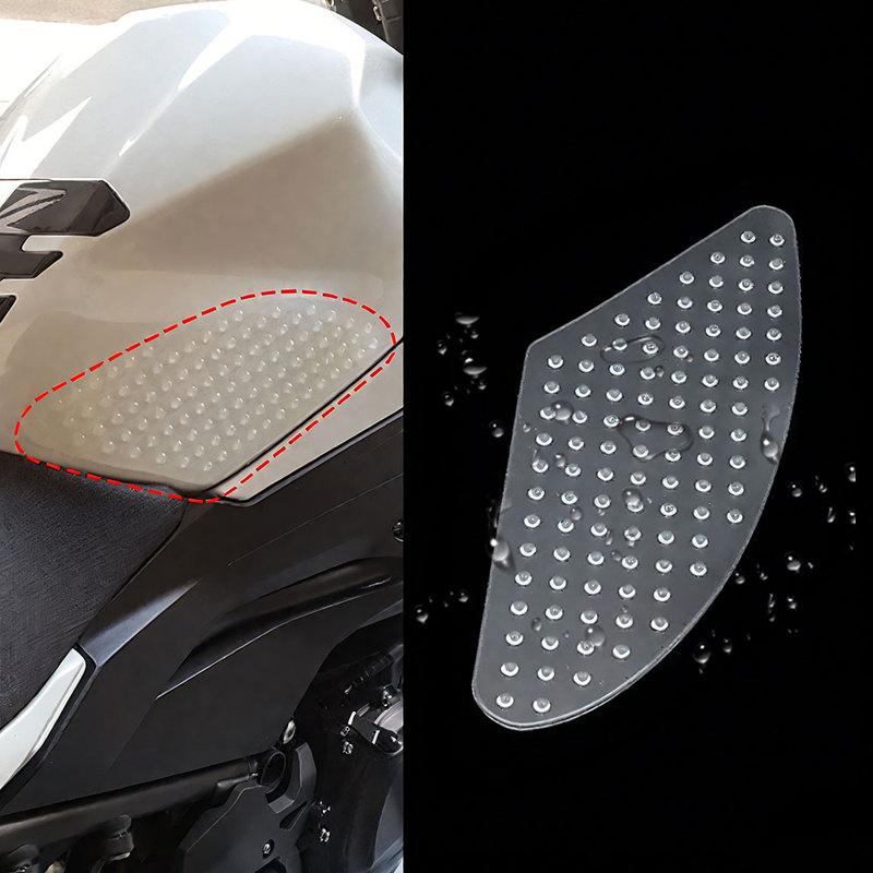 2pcs Motorcycle Gas Knee Non-slip Protection Pad Decal Fuel Tank Side Decoration Stickers Auto Accessories for Kawasaki / Honda