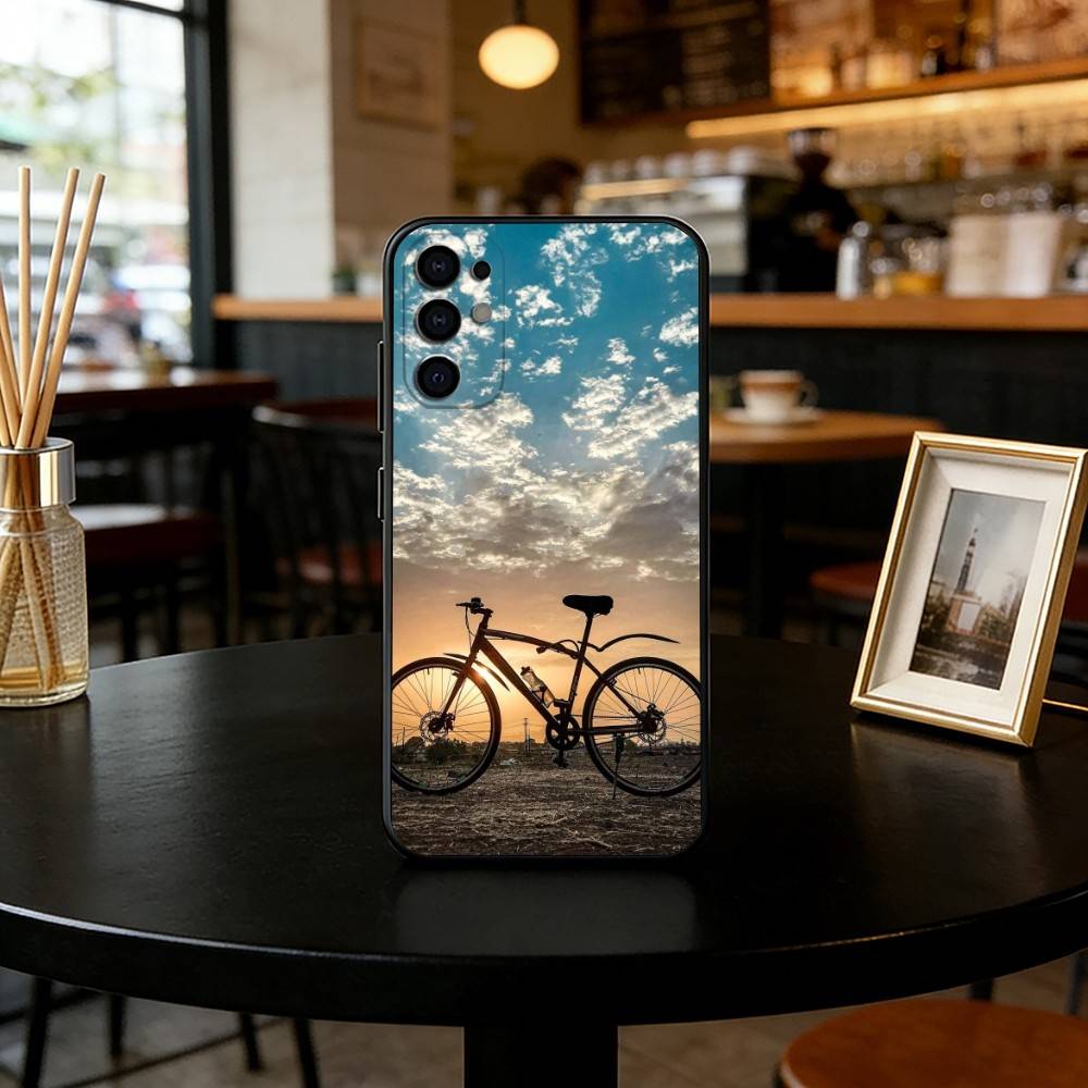 Чехол для телефона для шоссейного велосипеда Для Samsung S25, S24, S21, S22, S23, S30, Ultra, S20, Plus, Fe, Lite, Note, 10, Черный чехол