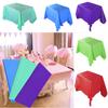 Large Plastic Rectangle Table Cover Cloth Wipe Clean Party Tablecloth Covers
