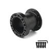 Universal Steering Wheel Hub Spacer 12/51/76/101 MM Steering Wheel Hub Boss Kit Adapter Spacer Black