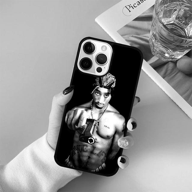 Чехол для телефона Tupac 2pac для iPhone 17 Air 16 15 14 13 11 12 Pro Max Max Plus Задняя крышка