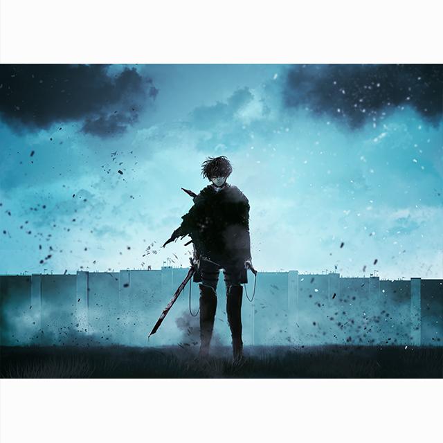 Рамка из цельного дерева, настенная живопись «Атака на Титанов», холст, картины, модульные картины Леви Акермана, HD печатный аниме-плакат, домашний декор для гостиной