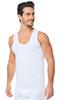 Набор из 6 мужских майок из чесаного хлопка на бретелях, классическая белая майка без рукавов