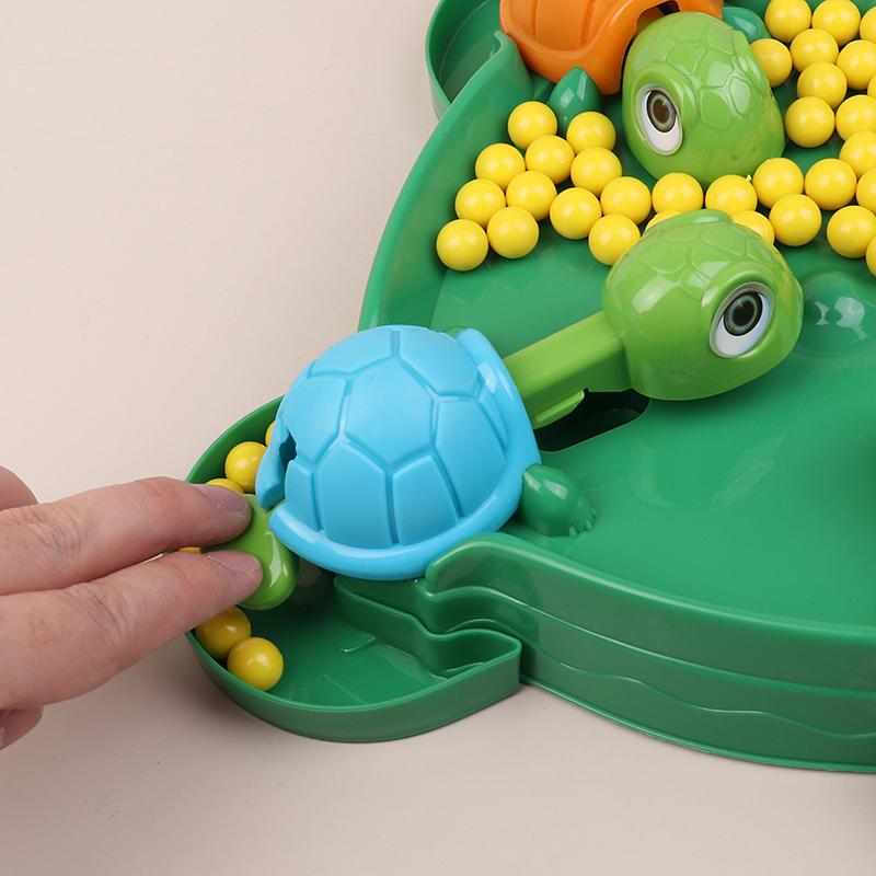 1 Set Children Gifts Hungry Turtle Board Games Turtle Snatching Bean Ball Table Game Kids Educational Toys Family Party Games