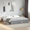 VidaXL Bed Frames with Drawers Sonoma Grey 180x200 Cm Engineered Wood, Bed, Storage Bed, Double Bed Frame, Bed 3280641