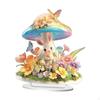 2D Bunny Ornament Acrylic Rabbit Design for Festive Tabletop Display