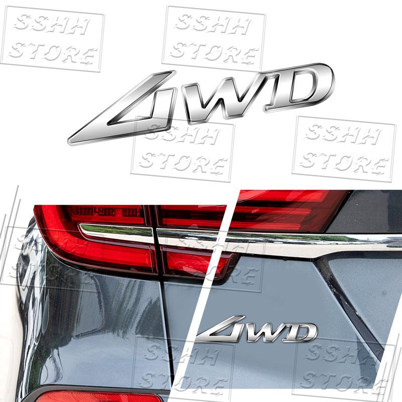 4WD Car Lettering Badge Sticker For Genesis G80 G90 G70 GV60 GV70 GV80 GV90 EQ900 Hyundai Logo Metal Trunk Emblem Accessories XX45