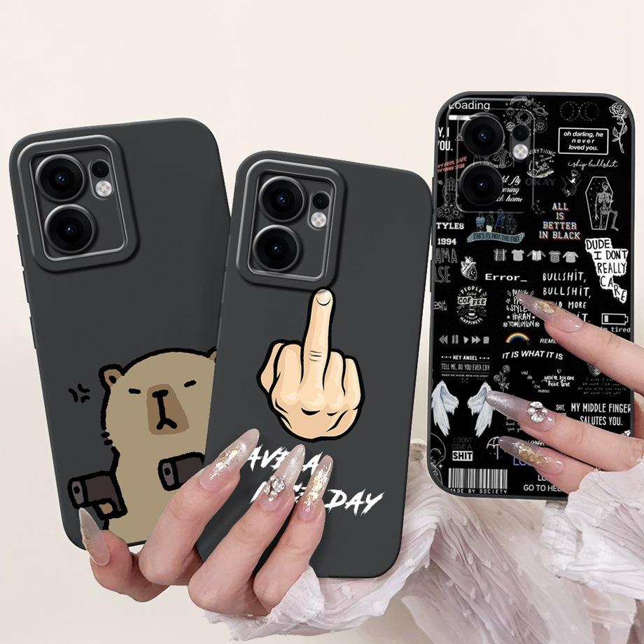 Чехол для телефона Oppo Reno13 / Reno13F 4G 5G / Reno 13 Pro, мягкий гладкий силиконовый чехол, задняя крышка с художественным принтом «Лунная ночь» и мрамора
