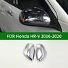 Для Honda HR-V HRV 2016- автомобиля Накладка на зеркало заднего вида, аксессуары Honda VEZEL хромированное серебро Накладки на боковые зеркала 2018