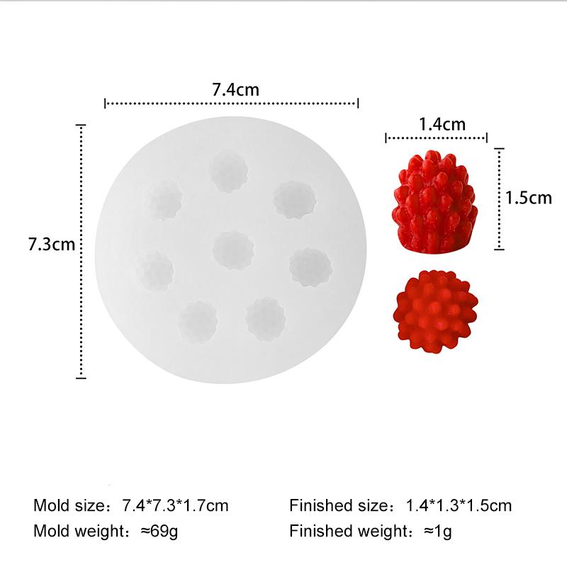 DIY Fruits Series Mango Lemon Chocolate Candy Baking Molds Handmade Fruit Strawberry Orange Blueberry Form Silicone Mold