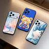 Мультяшный Чехол для Телефона Сейлор Мун Для iPhone17,16,15,14,13,12 Plus,Max Мягкий Силикон Черный Чехол