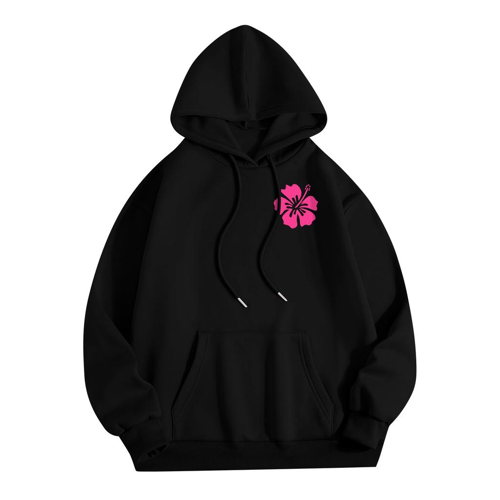 Women's Fashion Women's Lightweight Long Sleeve Pullover With Pockets Preppy Graphic Hoodie