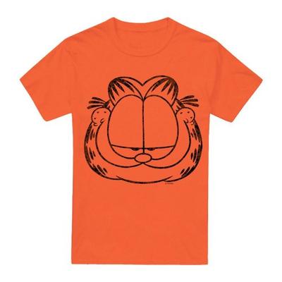 Мужская футболка с надписью «Garfield Smirking Distressed»