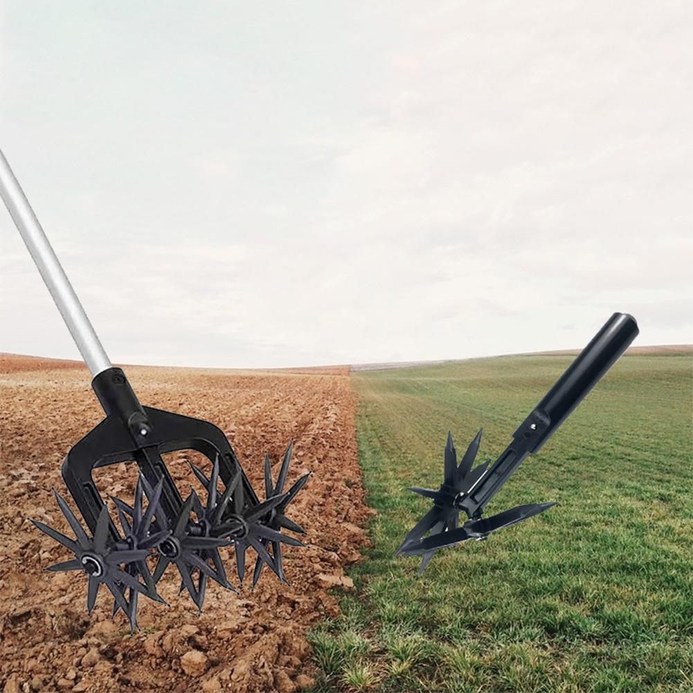 Садовый аэратор 2 в 1 Садовый скарификатор почвы Садовый роторный культиватор Роторный культиватор Инструмент Плужный инструмент для сада