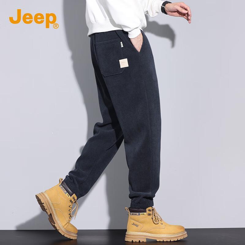 Jeep Мужские вельветовые зауженные спортивные штаны