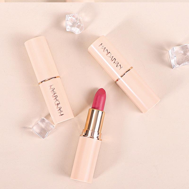HANDAIYAN 8 Nude Velvet Lipstick Sexy Charm Texture Lipstick Водостойкая антипригарная матовая помада для губ