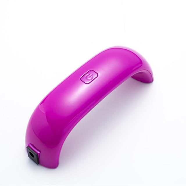 Мини-сушилка для ногтей 9 Вт, 9 цветов, портативная Qcuik-dry для всех гелей, инструменты для дизайна ногтей, домашнее использование, УФ-светодиодные лампы