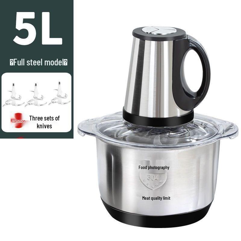 Upgraded Electric Meat Grinder & Dough Mixer with Blender and Chili Grinder Functions